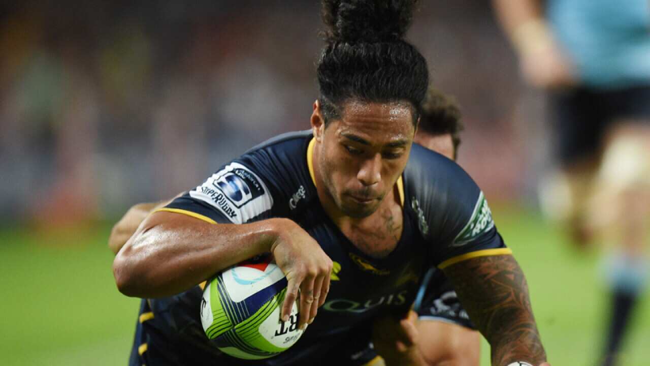Joe Tomane of the Brumbies