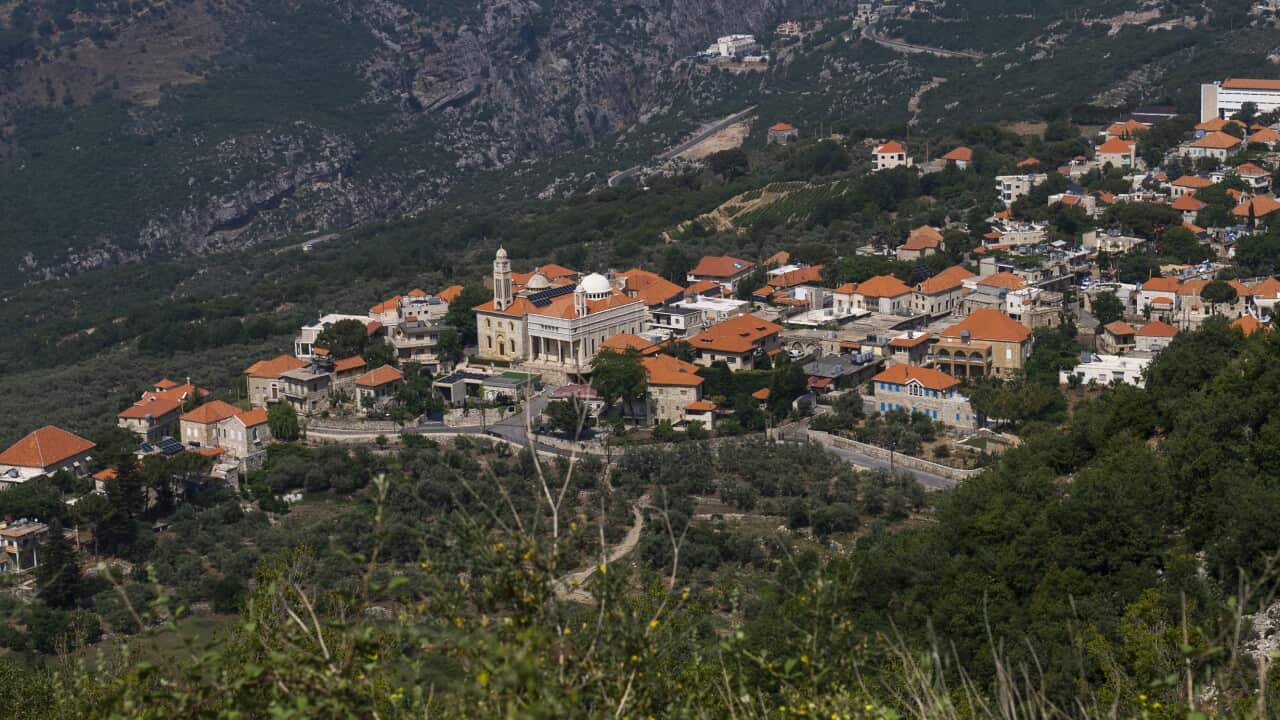 View of the village, Mount Lebanon, Douma, Lebanon