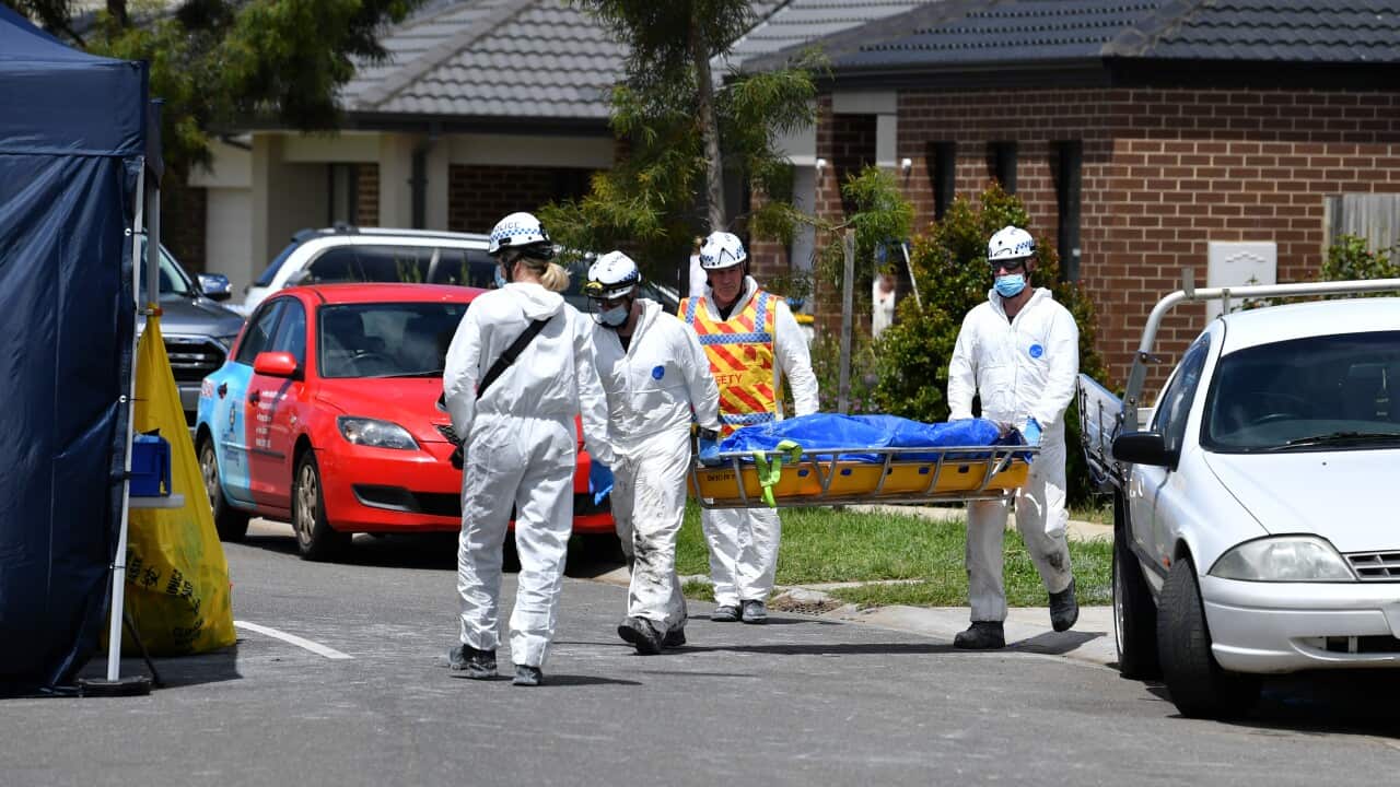 Police say the bodies of a 10-year-old boy, three old boy, six-year-old girl and one-year-old girl have been found inside the property in Mantello Drive, Werribee, after a blaze broke out shortly after 1am on Sunday.