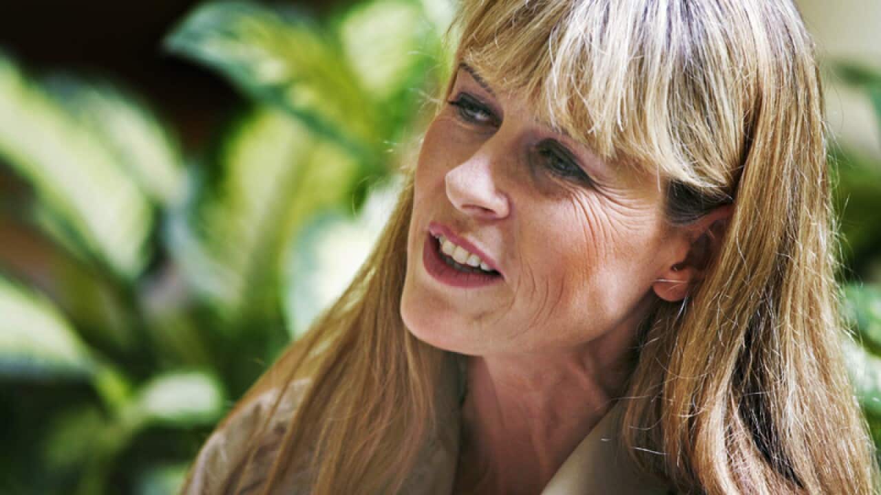 Terri Irwin, widow of TV "Crocodile Hunter" Steve Irwin
