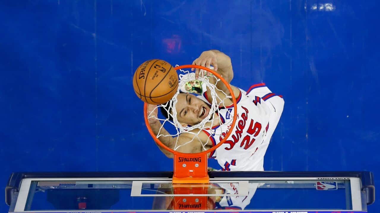 Philadelphia 76ers guard Ben Simmons in action