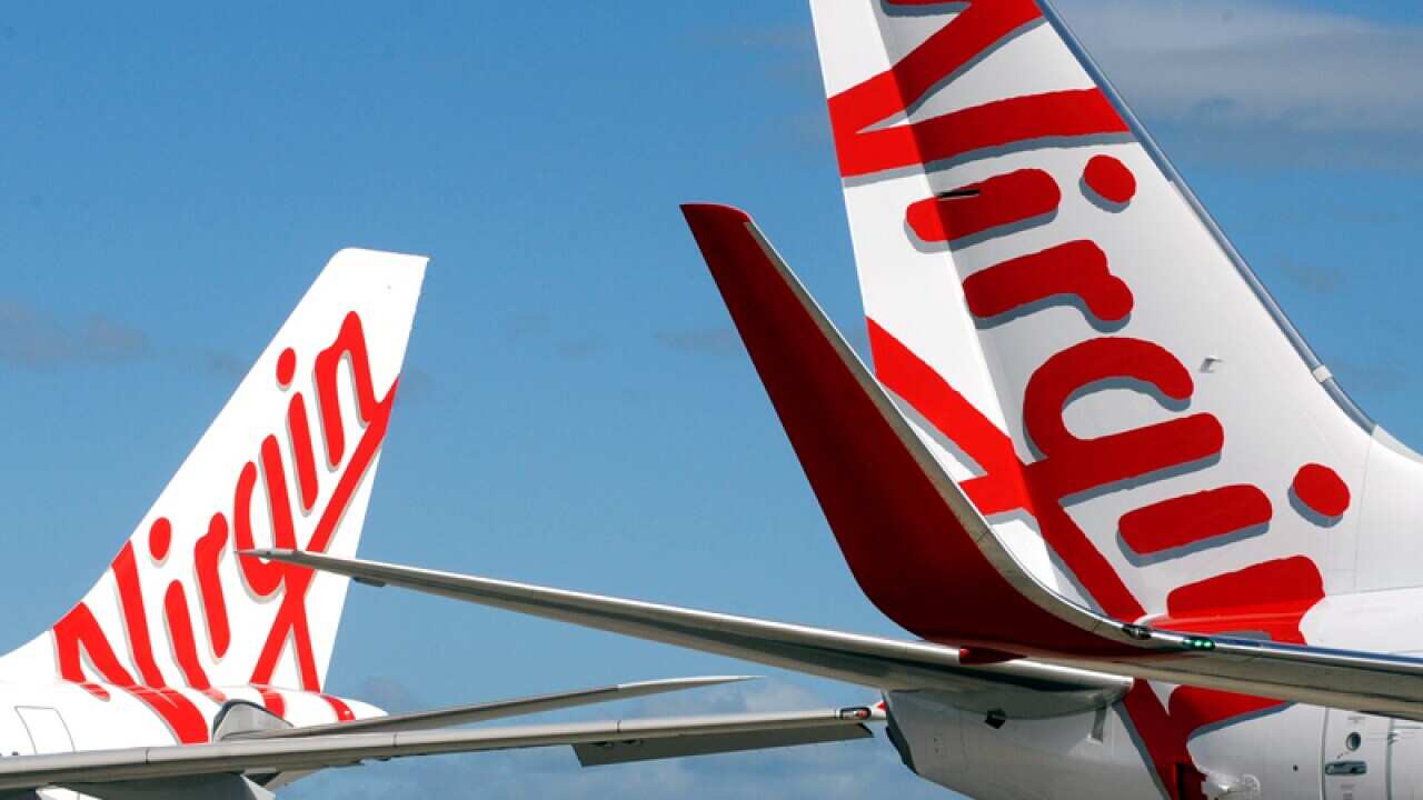Virgin Australia aircraft in Sydney