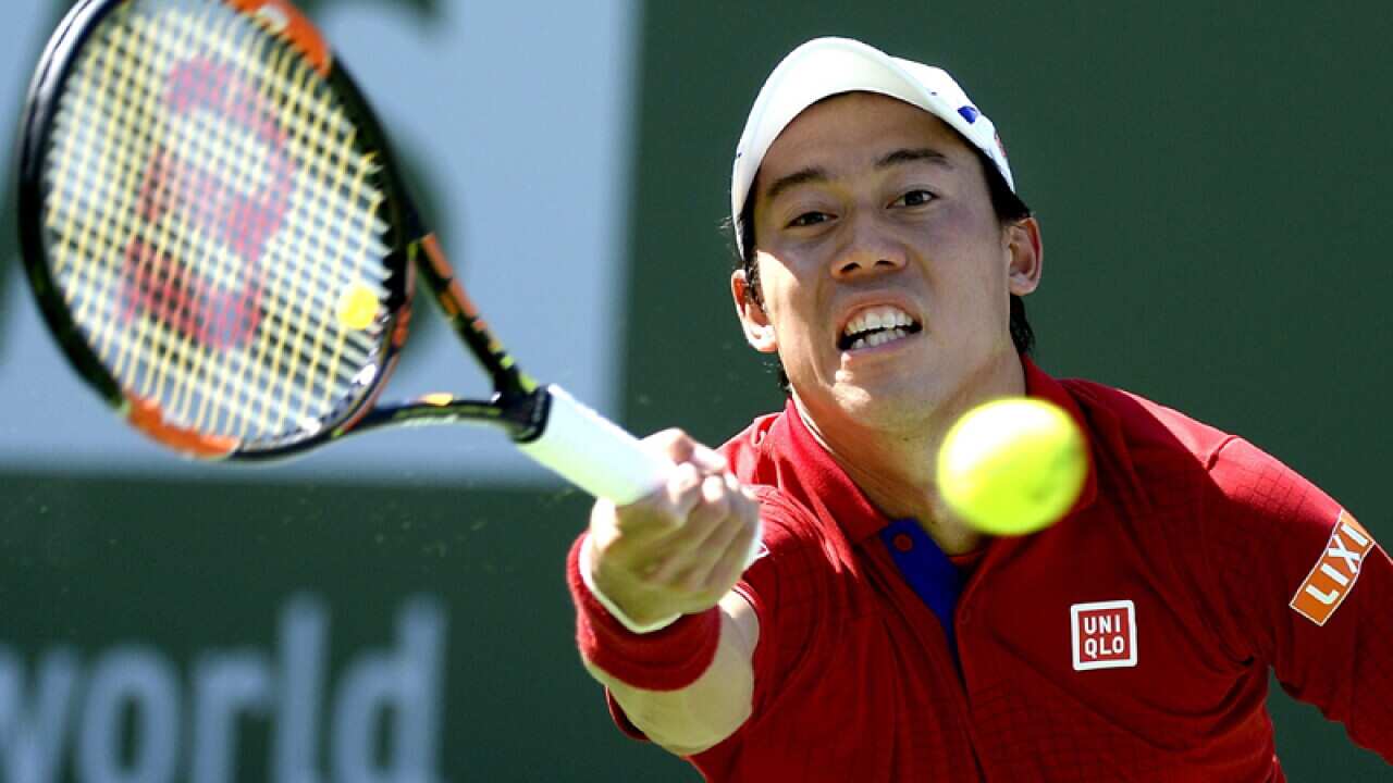 Japanese tennis player Kei Nishikori
