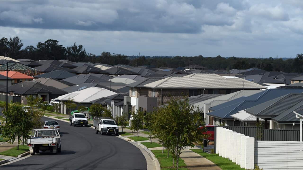 A housing precinct in Sydney.