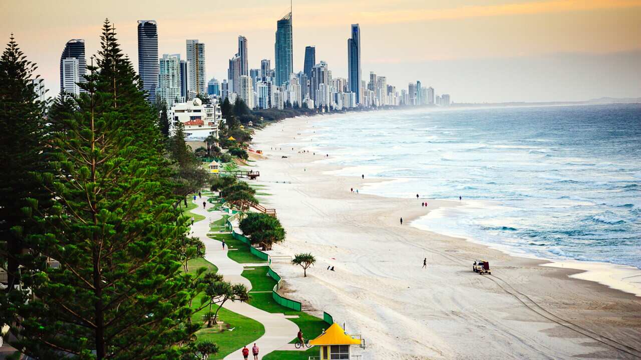 Surfers Paradise from Burleigh Beachfront