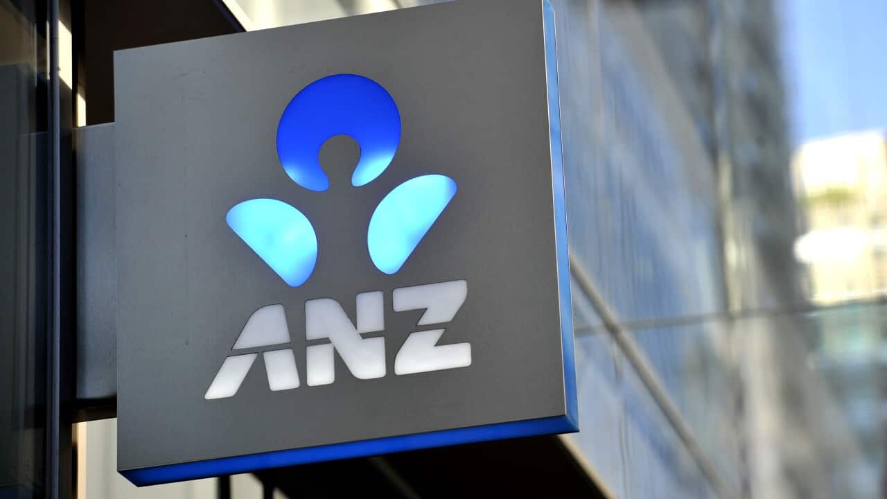 ANZ bank signage