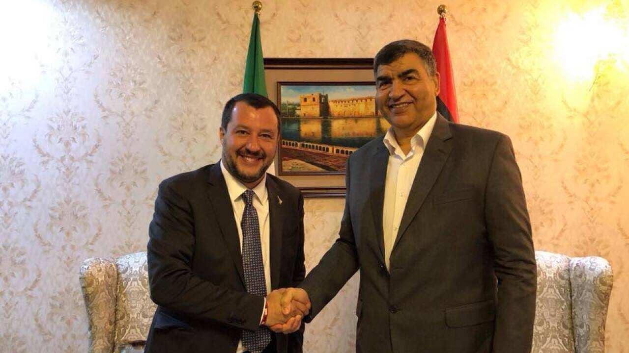 Matteo Salvini in Libia