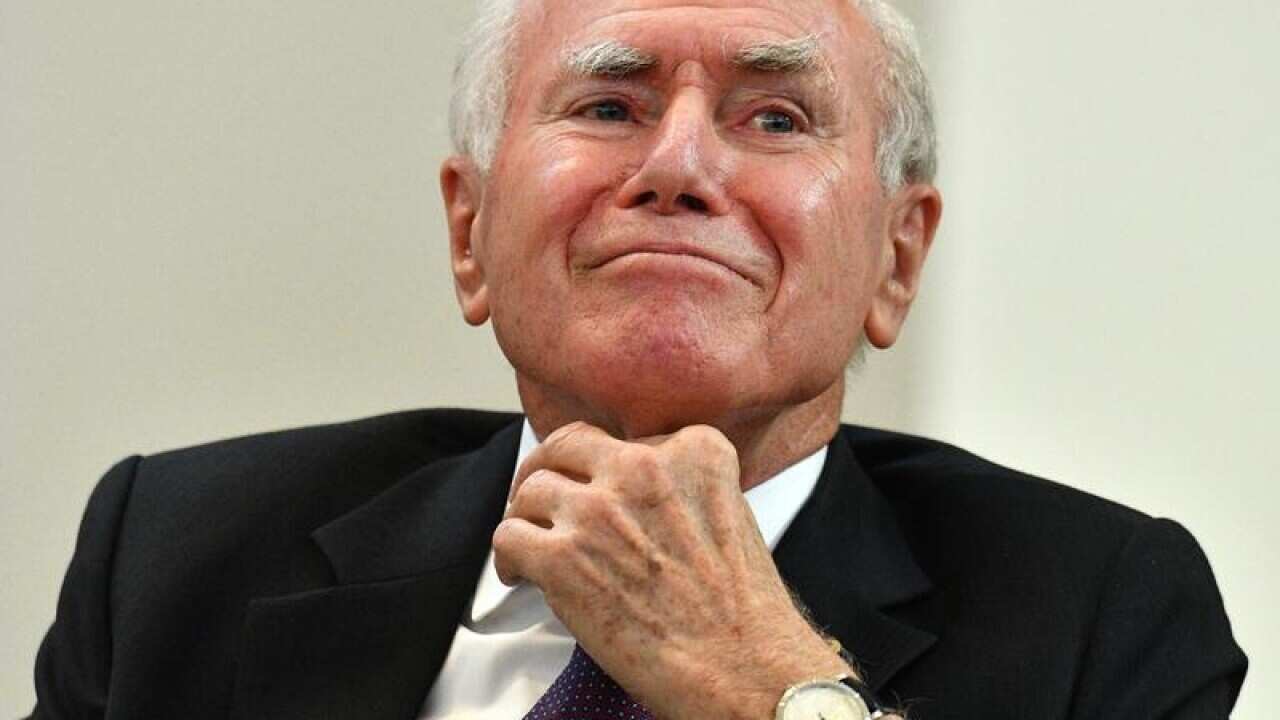A file image of former prime minister John Howard
