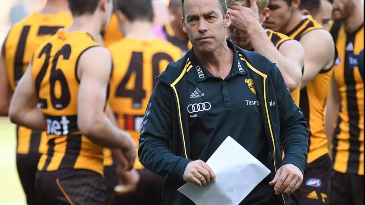 Hawthorn coach Alastair Clarkson
