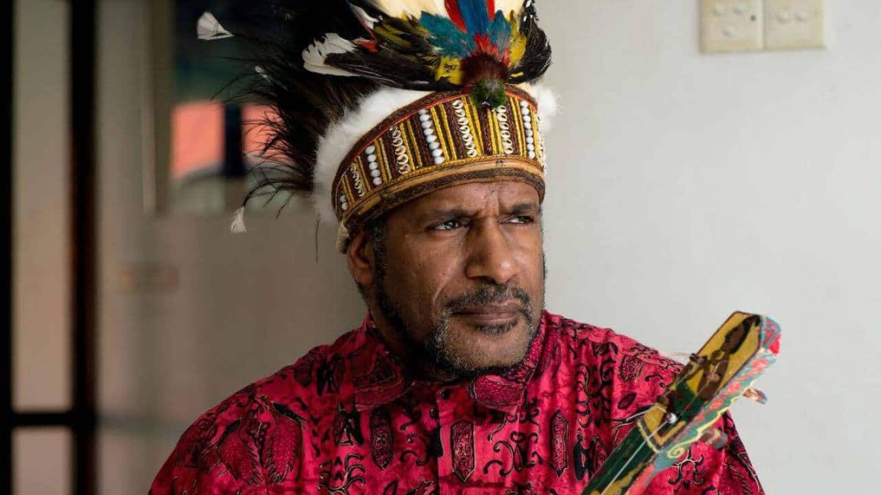West Papuan independence leader Benny Wenda.