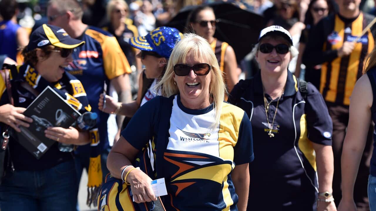 West Coast Eagles fans