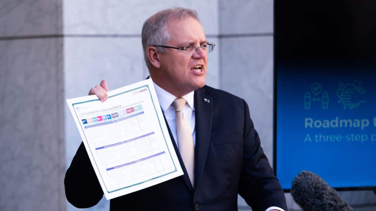 Prime Minister Scott Morrison Announces Plan For Easing Of COVID-19 Restrictions