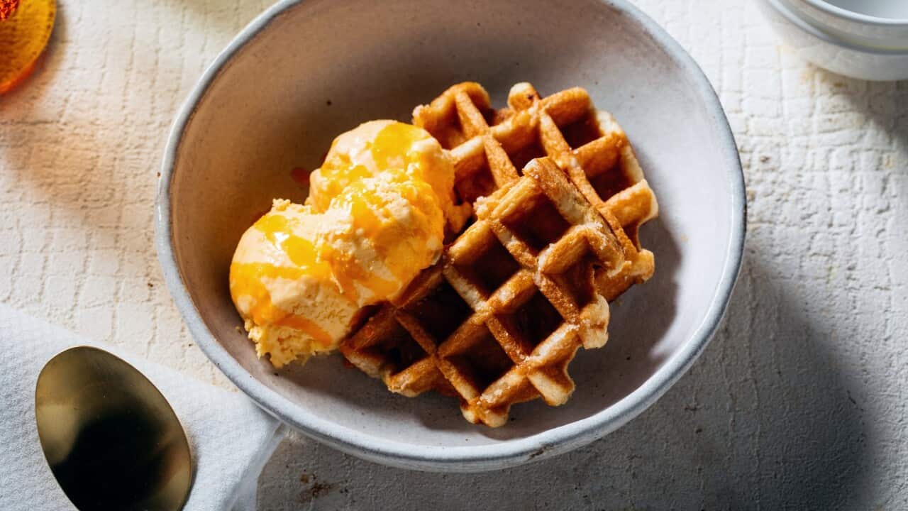 Orange tang ice-cream