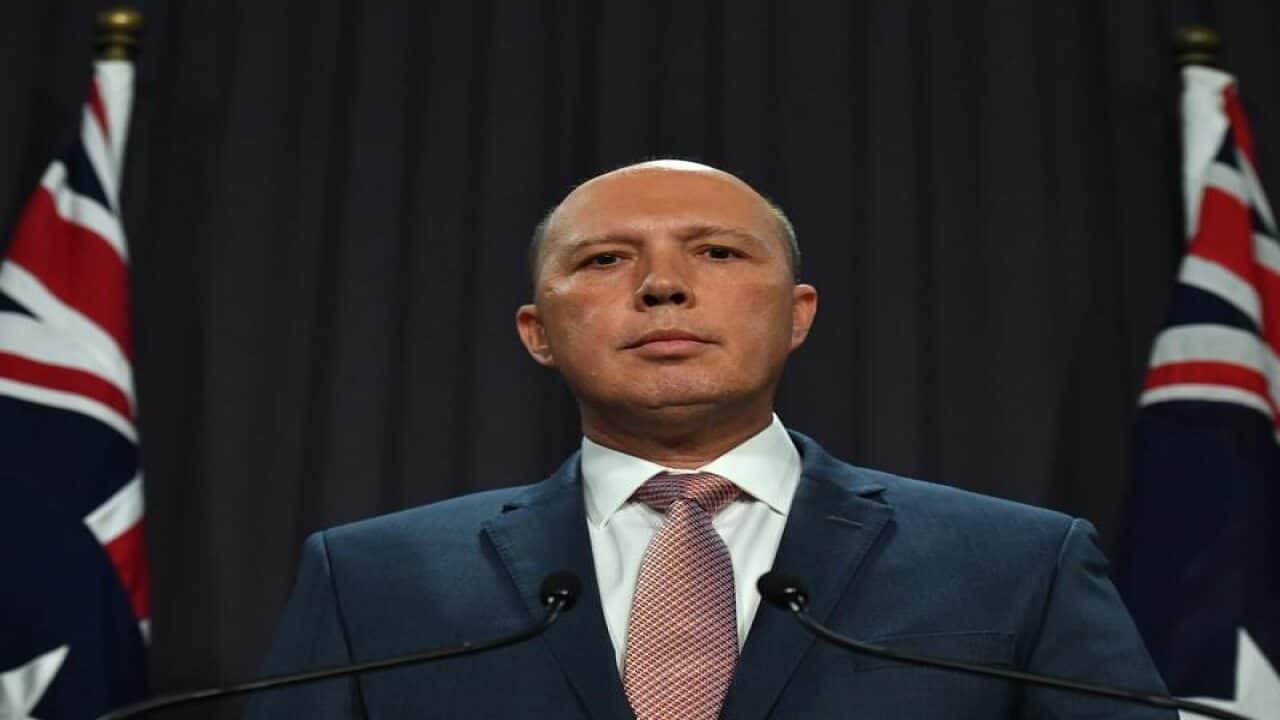 Minister for Home Affairs Peter Dutton