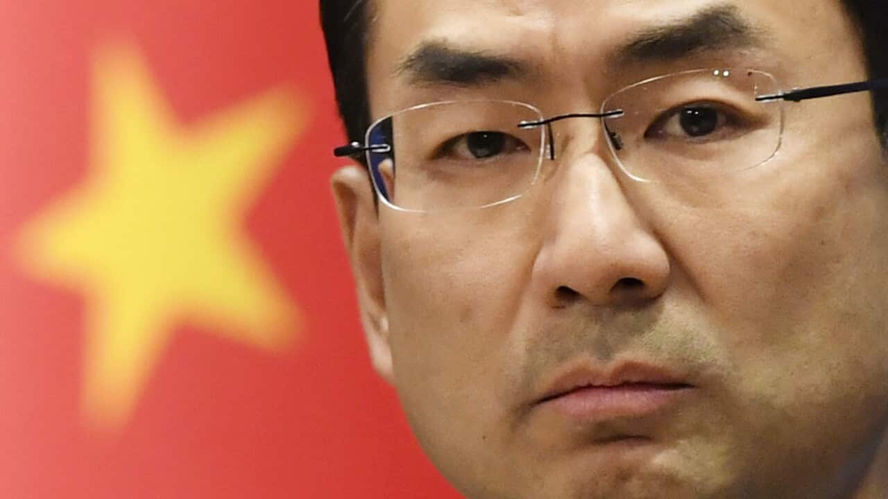 Chinese Foreign Ministry spokesman Geng Shuang.