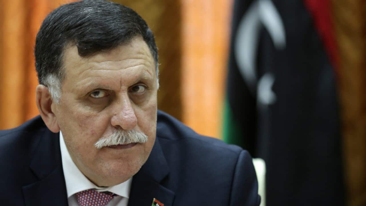 Libya's unity government's Prime Minister-designate Fayez al-Sarraj