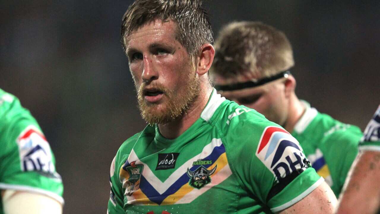 Raiders player Josh McCrone