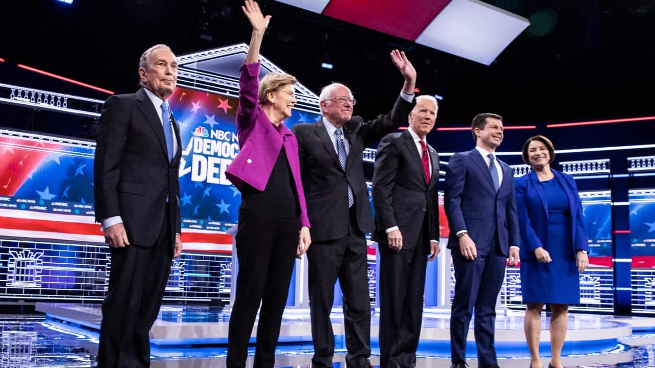 Michael Bloomberg (left) was accused of being an "arrogant billionaire" by his rivals.