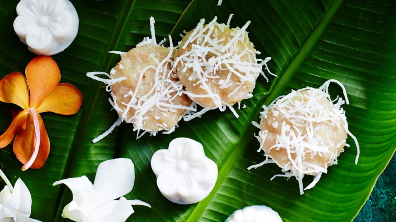 Coconut agar-agar jellies