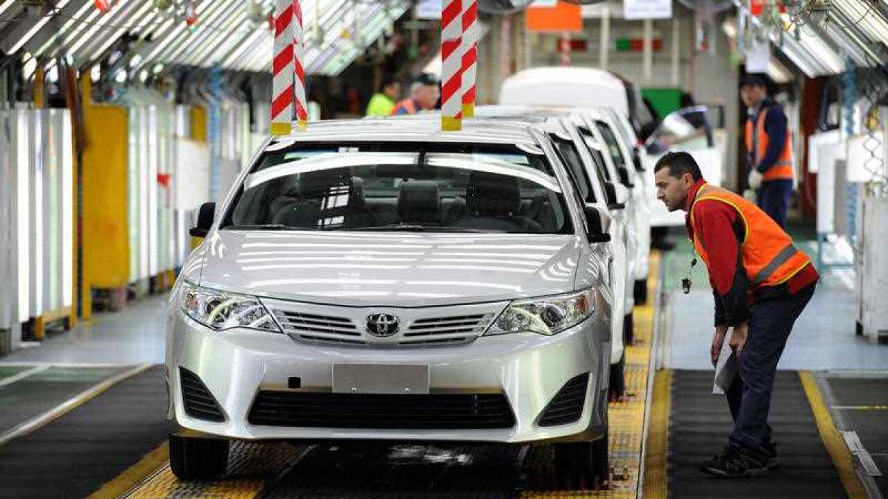 Toyota Australia Car Manufactoring Plant in Altona, Melbourne.