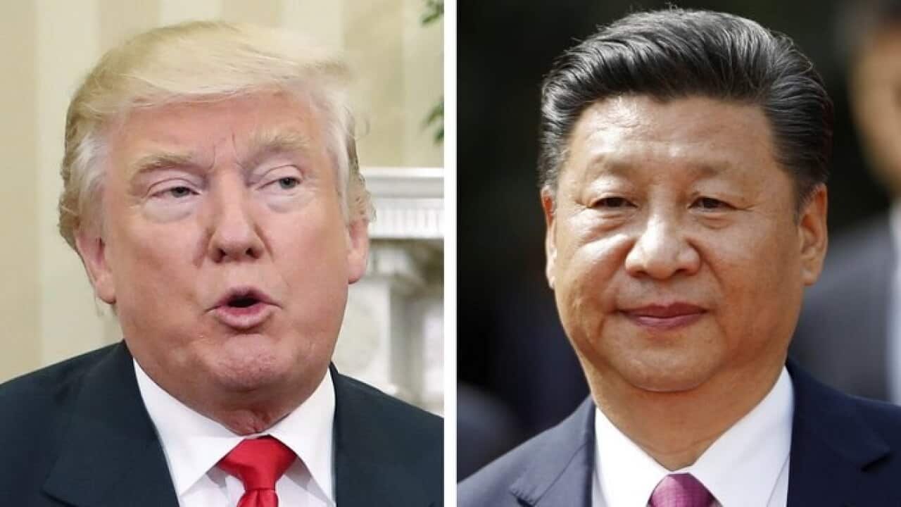 President Donald Trump and China's President Xi Jinping.
