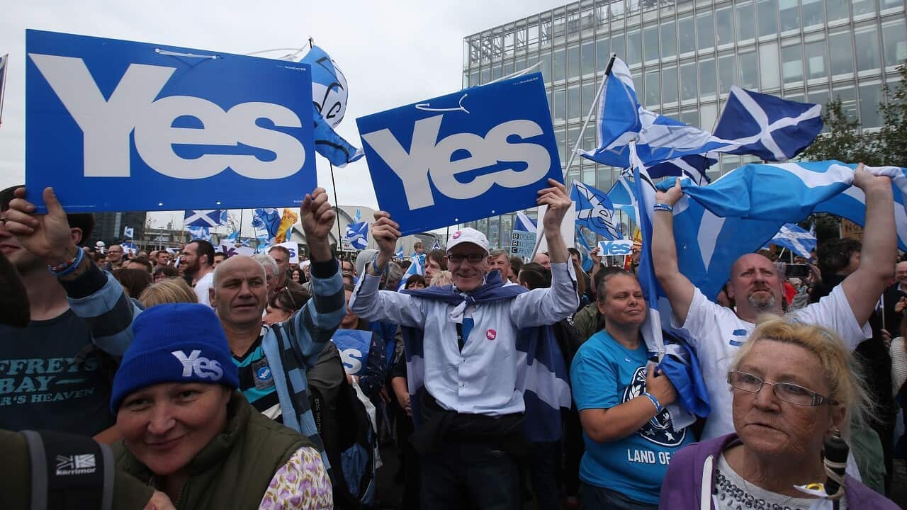 Scotland voted in the referendum in 2014.