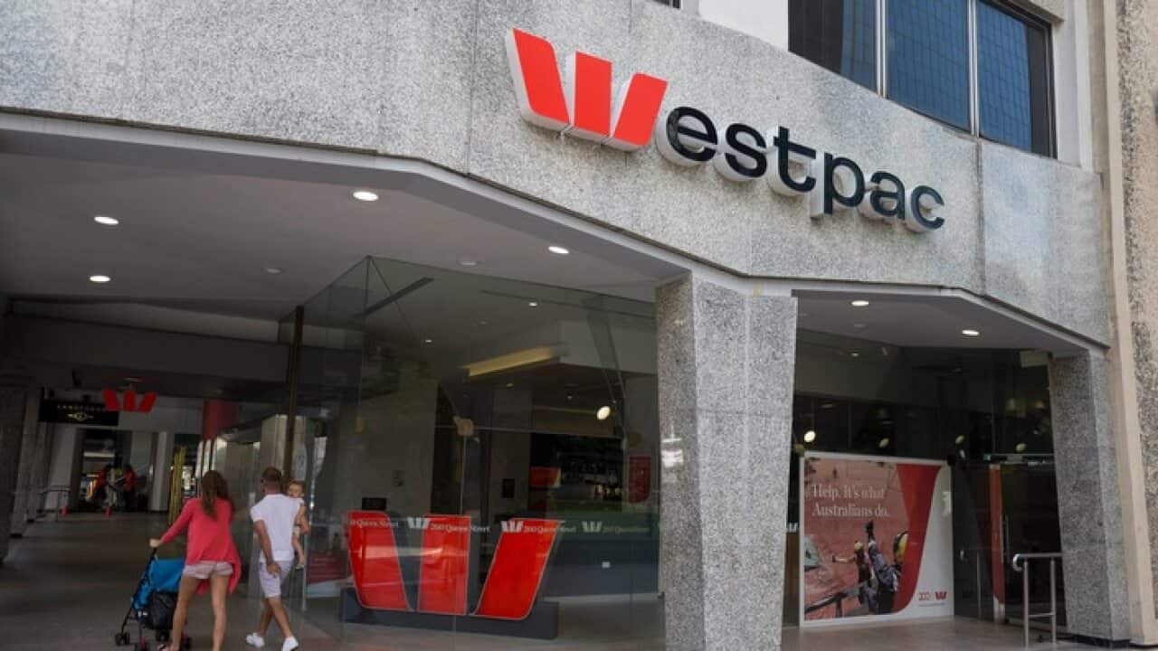 A Westpac branch in Brisbane CBD