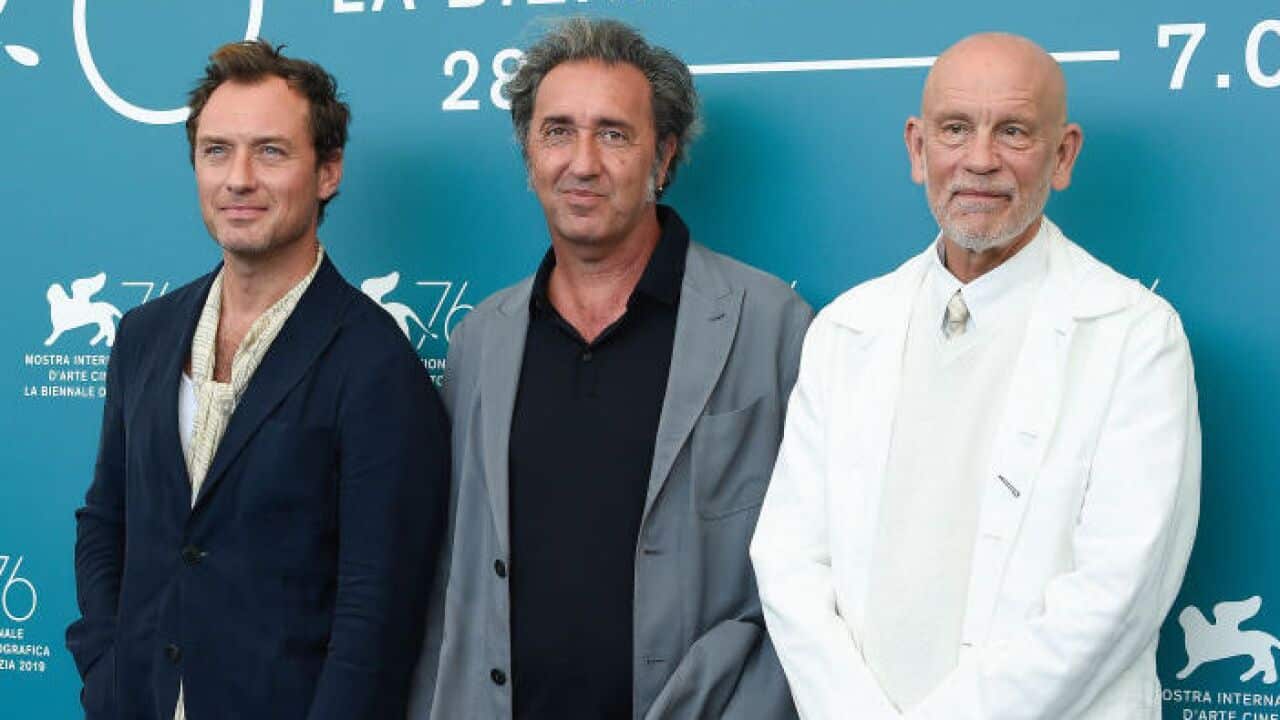 Jude Law, Paolo Sorrentino, John Malkovich