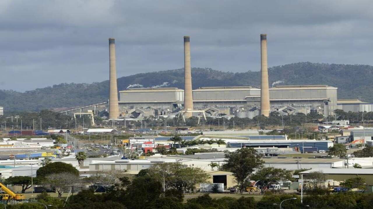 A file image of the Gladstone industrial area