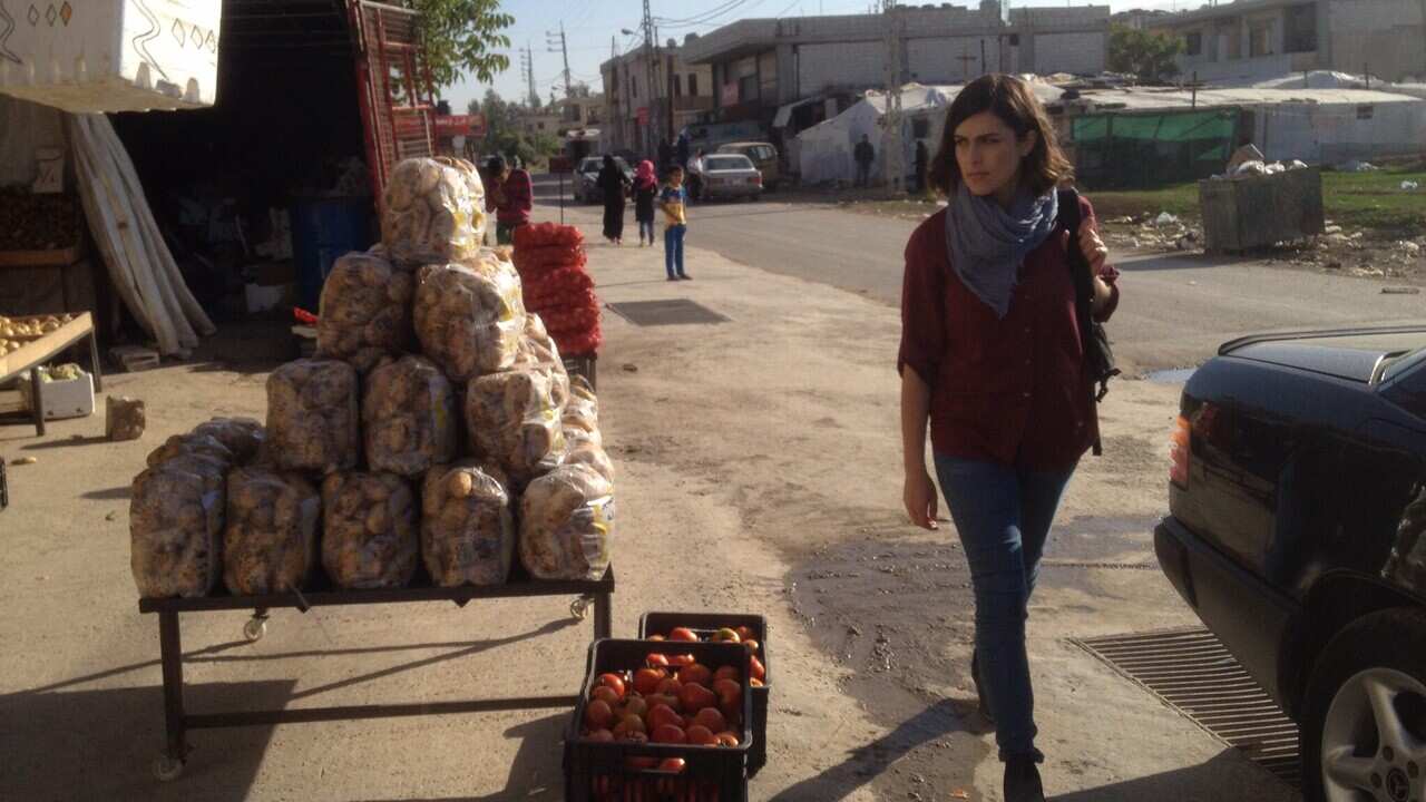 Sarah Abo in Lebanon.