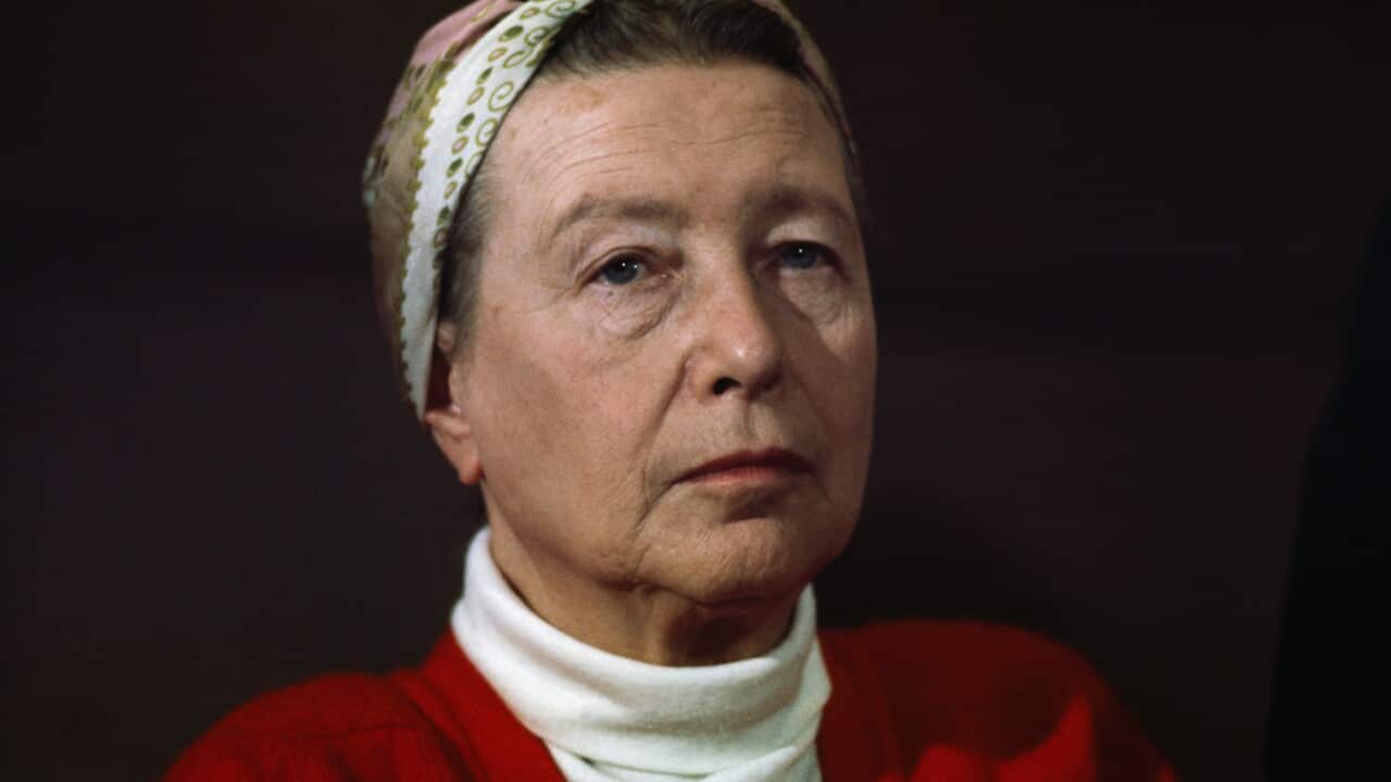 French Existentialist and Writer Simone De Beauvoir