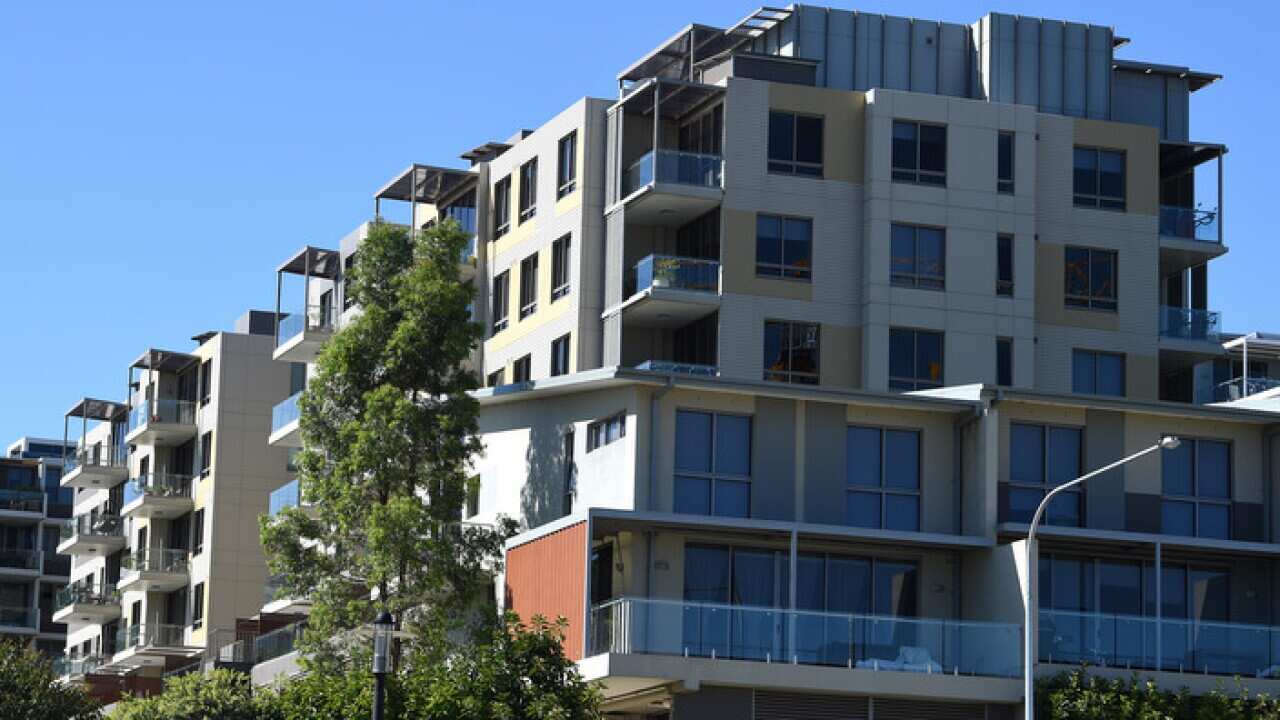 General view of a unit block in Sydney