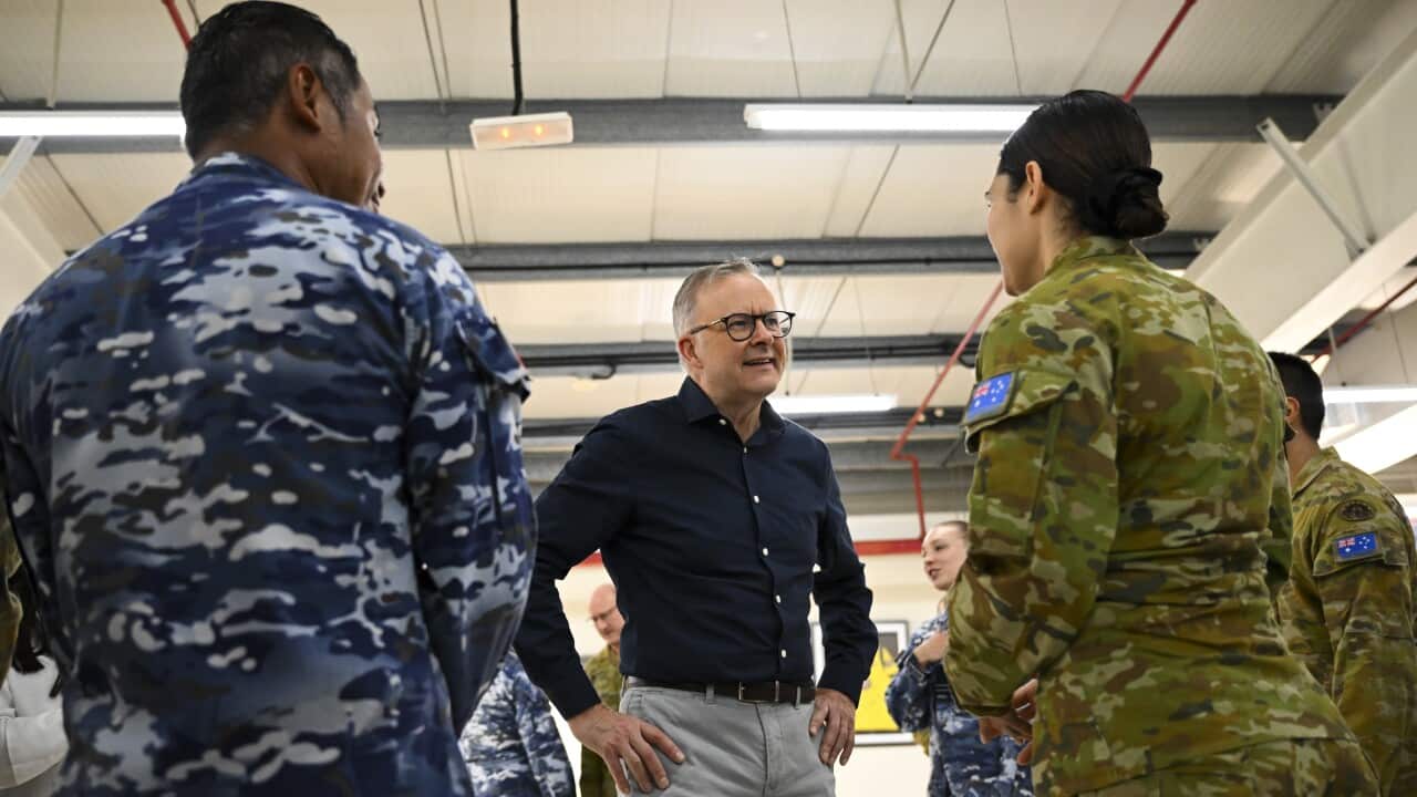 ANTHONY ALBANESE TROOP VISIT DUBAI