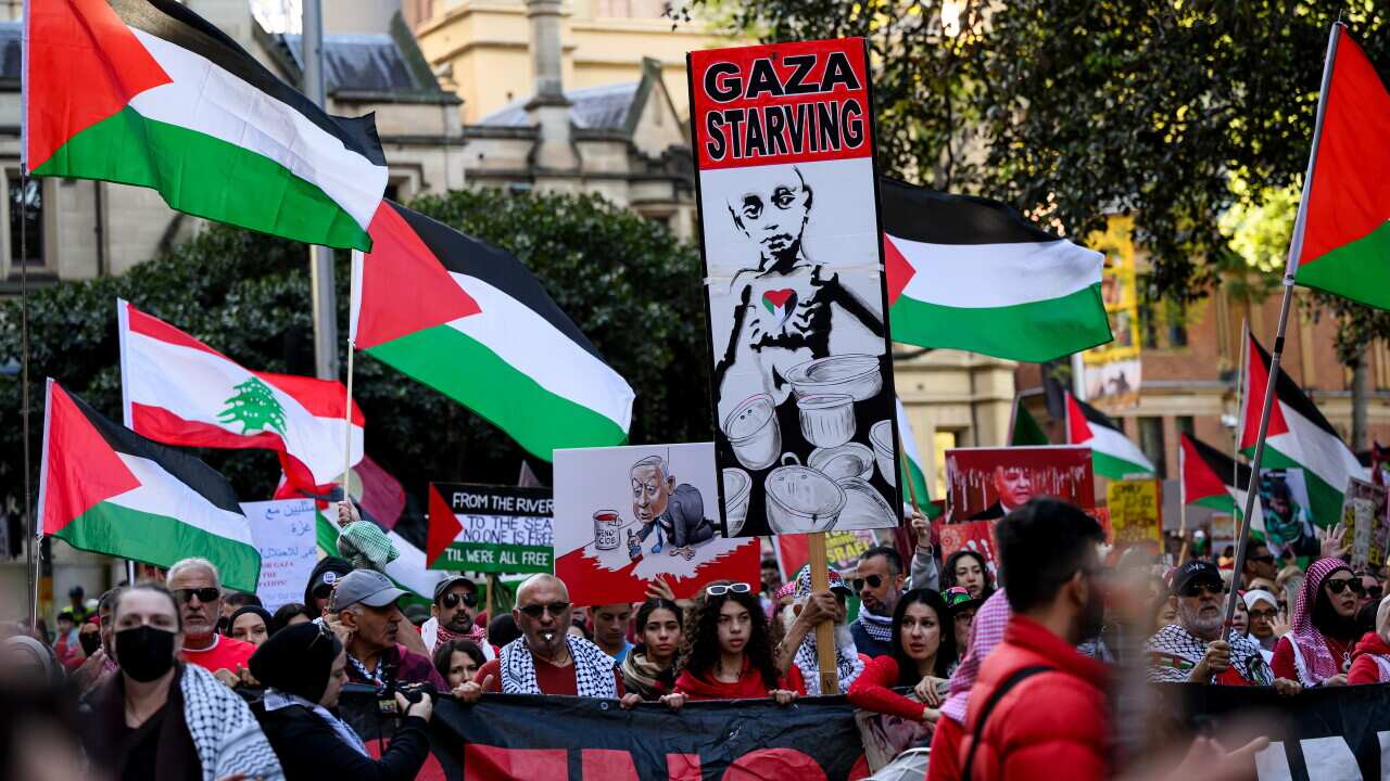 RALLY FOR GAZA SYDNEY