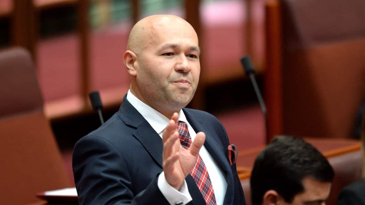 Senator Mehmet Tillem delivers his maiden speech - AAP-1.jpg