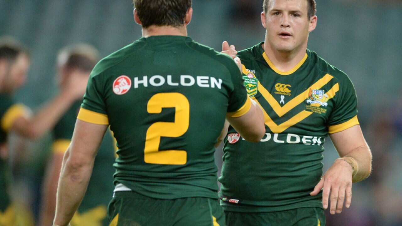 Australia's Josh and Brett Morris in the Kangaroos team.