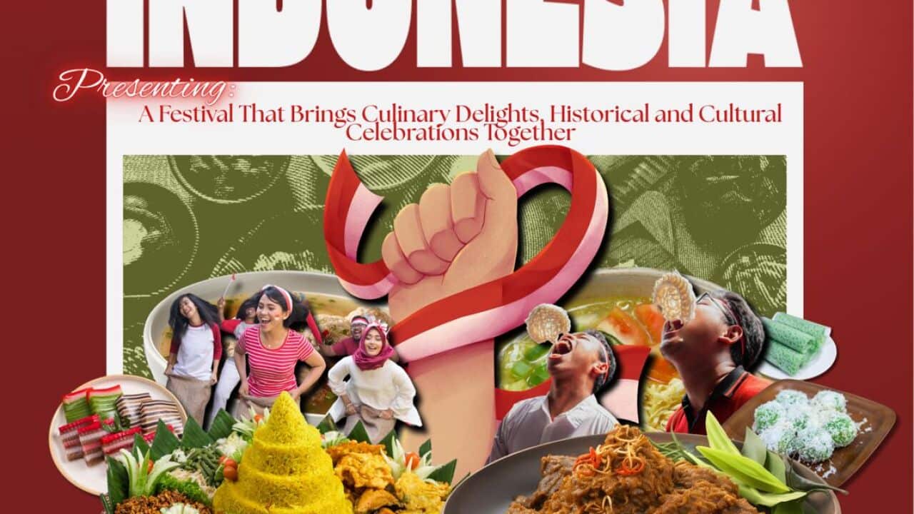 Official flyer of Indonesia Street Food Festival’s ICAV (Indonesian Culinary Association of Victoria) which will be held on 30-31 Aug 2025 at Victoria Market sheds C&D, Melbourne. Courtesy: ICAV.