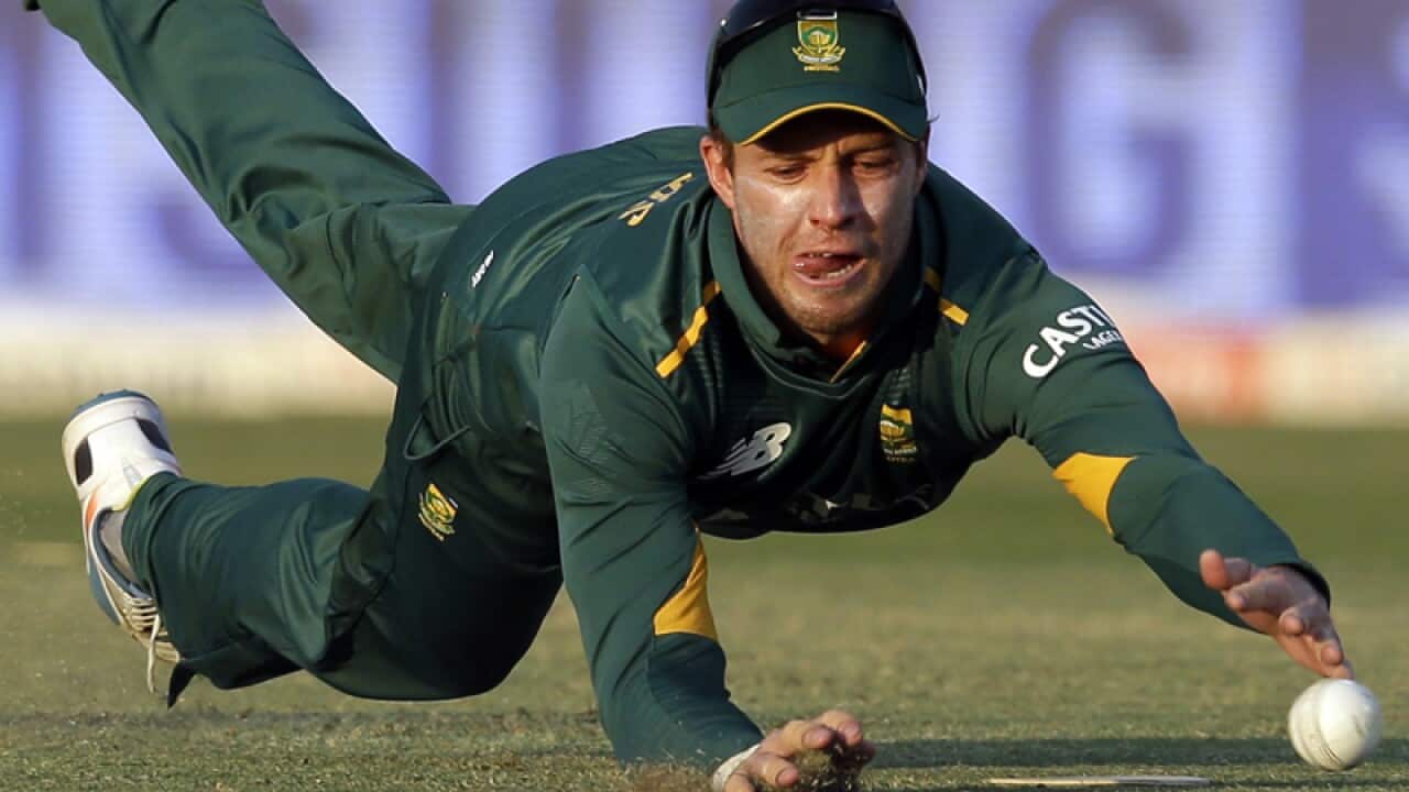 AB de Villiers in action.