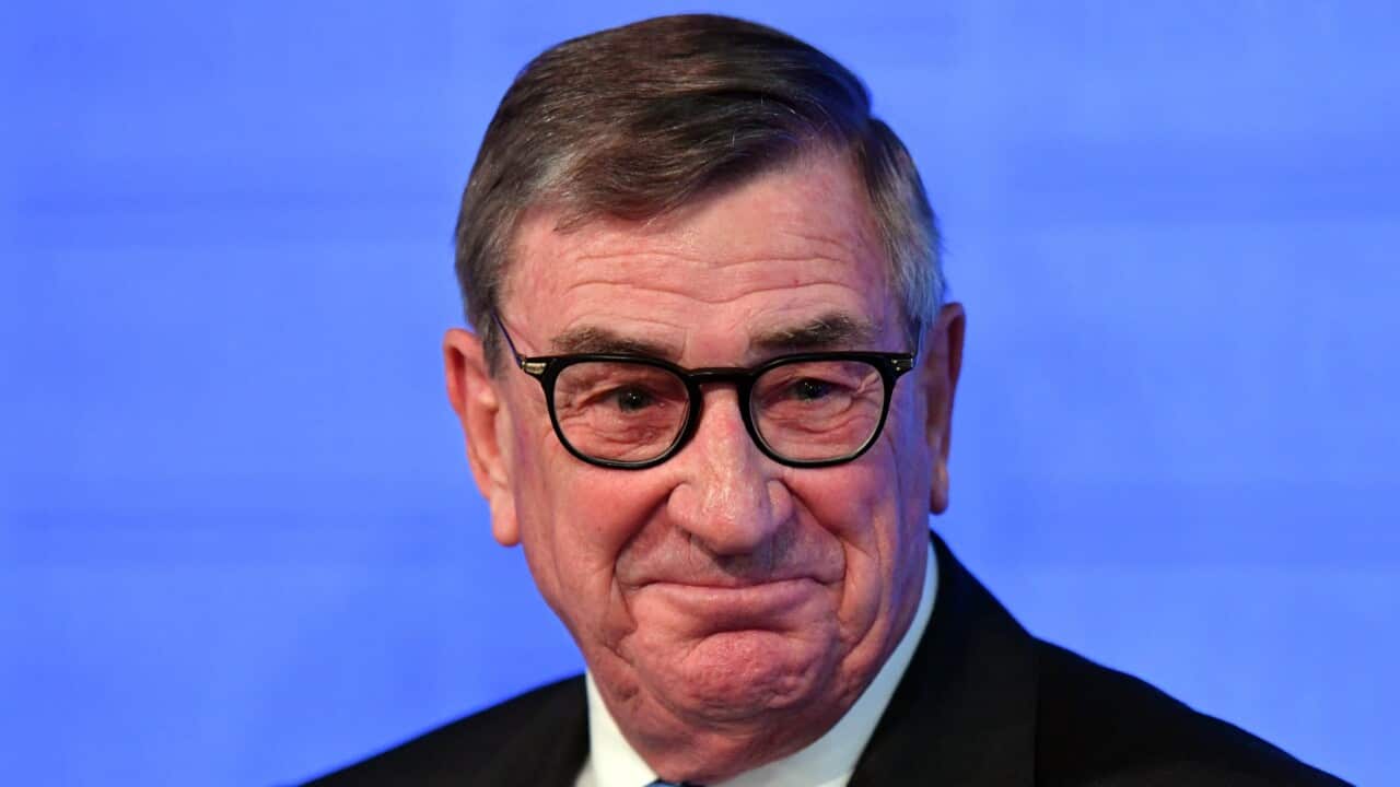 Huawei Technologies Australia Chairman John Lord at the National Press Club in Canberra, Wednesday, June 27, 2018.