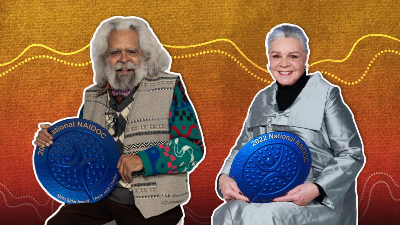 NAIDOC WINNERS Jack Charles Lois Peeler.jpg