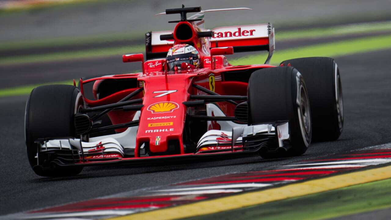 Kimi Raikkonen in Barcelona