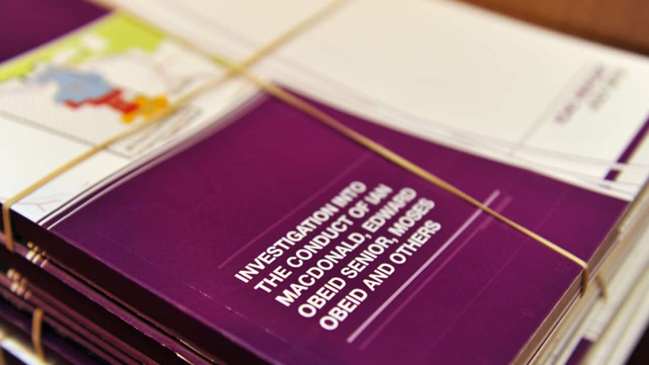 Copies of the ICAC Commissioner's findings on Operation Jasper