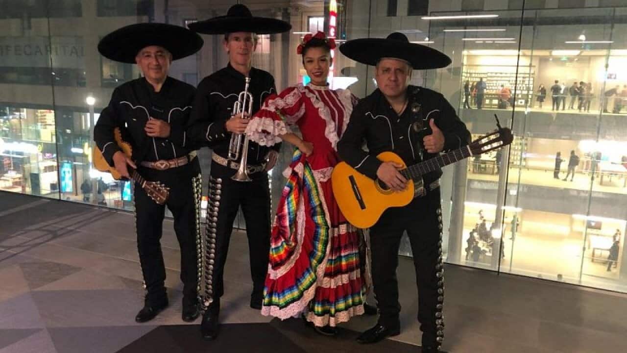 Ms Dacal's grandfather is a fan of mariachi music.