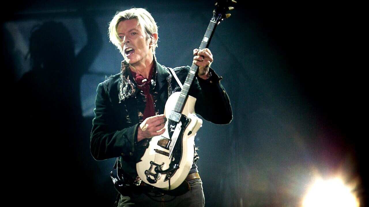 Rock legend David Bowie.