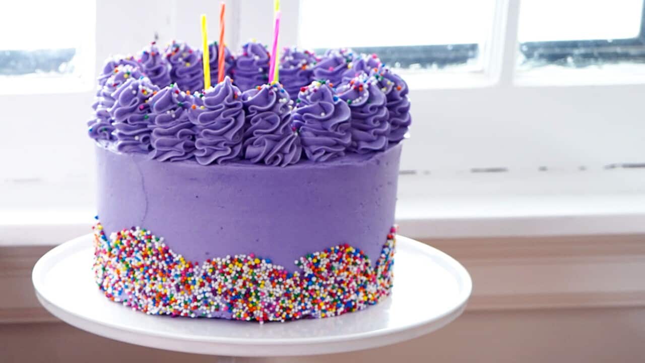 confetti birthday cake aka sprinkle cake