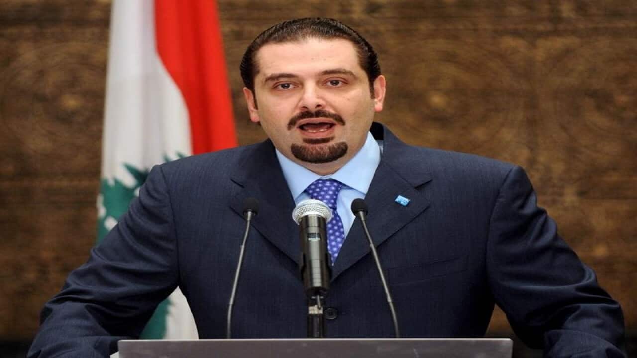 A file picture of Lebanese Prime Minister Saad al-Hariri