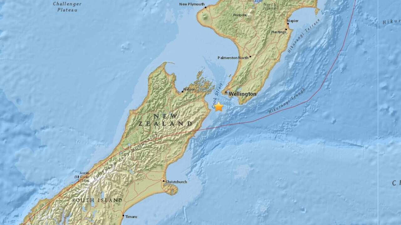 The area where the quake struck