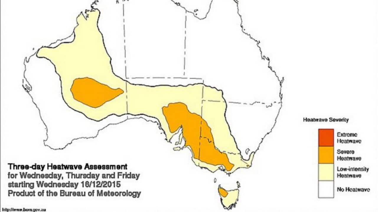 Bureau of Meteorology Map.