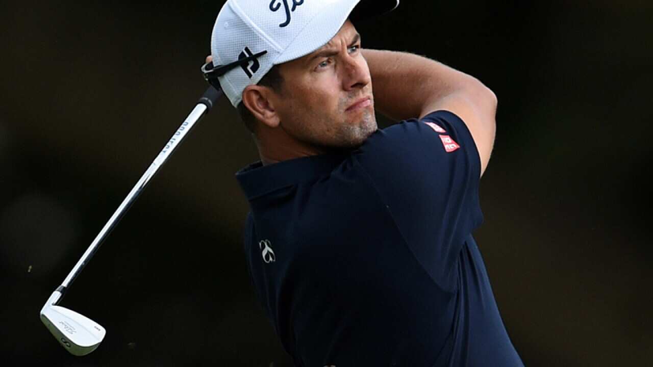 Australian golfer Adam Scott