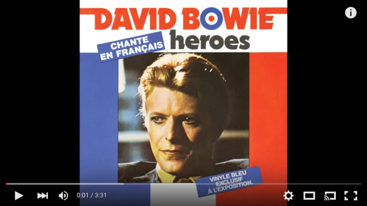 Bowie en Francais